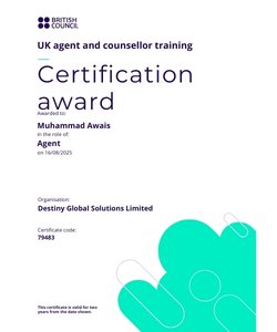 Agent Certificate