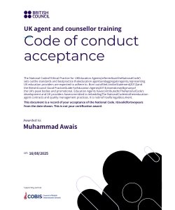 Code of Conduct Certificate